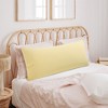 PiccoCasa 90 GSM Solid Soft Envelope closure Microfiber Body Pillowcase - 2 of 4
