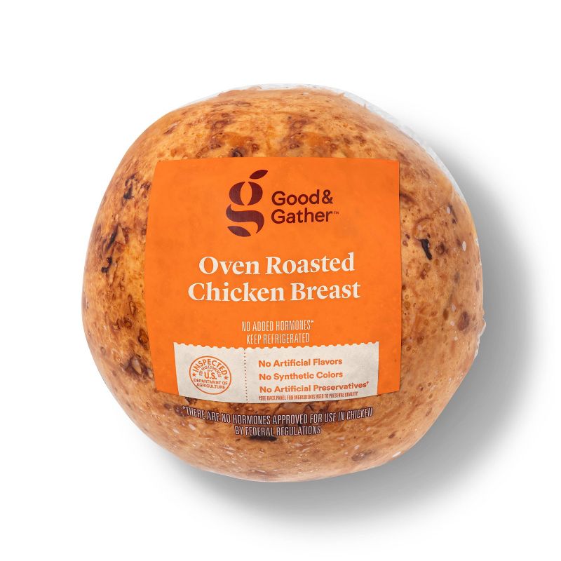 Oven Roasted Chicken Breast - Deli Fresh Sliced - price per lb - Good &#38; Gather&#8482;, 1 of 5