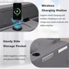 Buenhomino Pull-Out Sleeper Sofa Bed With USB Charging, Upholstered Sofa Chairs with Adjsutable Back and Phone holder - 4 of 4