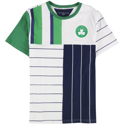Tommy Hilfiger Mens Celtics Graphic T-Shirt, White, Medium