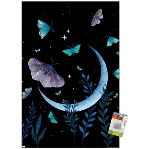 Trends International Episodic Drawing - Moth Garden Unframed Wall Poster Prints - 1 of 4
