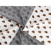 Allegra K Women's Love Heart Printed Square Scarves Kerchief Neckerchief - 4 of 4