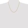Black Bow Jewelry 1.5mm, 14k Yellow Gold, Solid Parisian Wheat Chain Necklace - 2 of 4