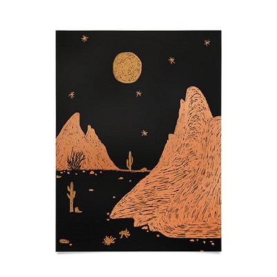 Alisa Galitsyna A Night in the Desert 18" x 24" Unframed Poster - Society6