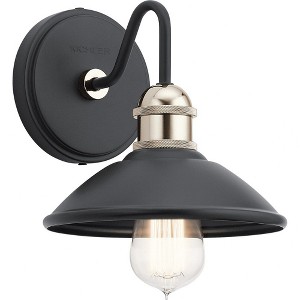 Kichler Lighting Clyde 1 - Light Sconce in  Black - 1 of 2