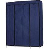 Layers 12 Compartments Non-Woven Fabric Wardrobe Portable Closet Household Furniture Navy - 3 of 4