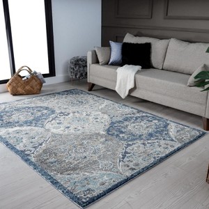 Luxe Weavers Vintage Floral Indoor Area Rug - 1 of 4