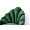Nordlys Velvet and Metal Lounge Chair Vintage Style Upholstery Living Room - 3 of 4