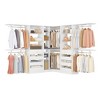 Aheaplus 95-132-inch Closet System with Drawers and Corner Closet - 4 of 4