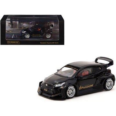 Toyota Pandem GR Yaris RHD (Right Hand Drive) Black "Road64" Series 1/64 Die Cast Model Car by Tarmac Works