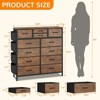 Gikpal 12 Drawer Dresser for Bedroom, Cupboards & Cabinets, Tall Dressers & Chests of Drawers for Bedroom, Side Pockets and Hooks, Living Room - 3 of 4