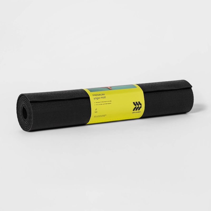 Yoga Mat 5mm Black - All in Motion&#8482;, 3 of 5