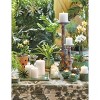 tagltd Companero Planter Large Stoneware Flower Pot With 3 Feet Decorative Home Decor - 3 of 3
