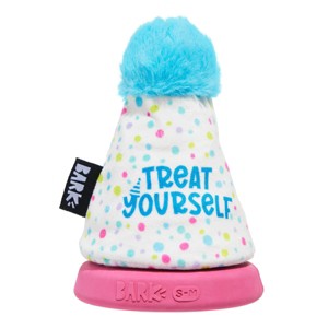 BARK Super Chewer Treat Yourself Party Hat Dog Treat Dispenser Toy - 1 of 4