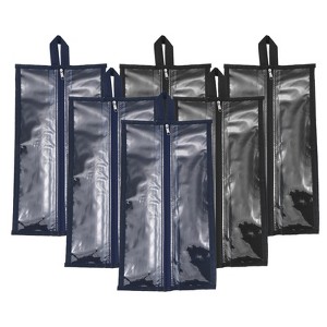 Unique Bargains Waterproof Outdoor Travel Portable Shoes Bag with Zipper 6 Pcs - 1 of 4