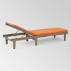 Nadine 2pk Acacia Wood Chaise Lounge Set Gray - Christopher Knight Home - 4 of 4