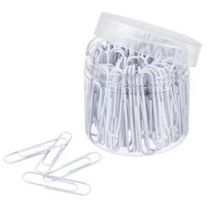 Unique Bargains Medium Metal Prevent Tearing Pages Home Office Paper Clip 100 Pcs - 1 of 4