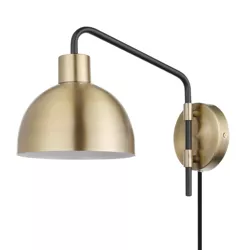 Dimitri Hardwire Wall Sconce Antique Brass - Globe Electric