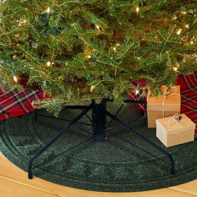 Green Metal Folding Stand for Artificial Christmas Trees up to 7 Feet