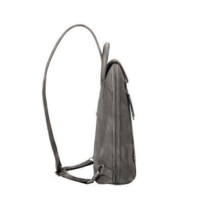 Baggallini Women's Metro Convertible Backpack with RFID Wristlet - Sterling Shimmer — фото 2