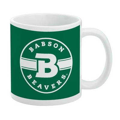 Babson College Beavers Logo Ceramic Coffee Mug Novelty Gift Mugs for Coffee Tea and Hot Drinks 11oz White