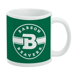 Babson College Beavers Logo Ceramic Coffee Mug Novelty Gift Mugs for Coffee Tea and Hot Drinks 11oz White - 1 of 4