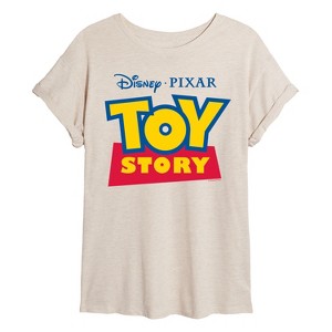 Women's - Toy Story 4 - Logo Oversized Graphic T-Shirt - 1 of 4