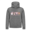 Everyday Kids Christmas Collection Most Wonderful Time Girls Pullover Hoodie – Pink Holiday Sweatshirt - 3 of 4