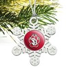 South Dakota Primary Logo Metal Snowflake Christmas Tree Holiday Ornament - 2 of 3