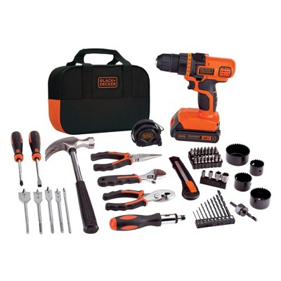 Black & Decker Ldx120c 20v Max Lithium-ion 3/8 In. Cordless Drill Driver  Kit (1.5 Ah) : Target