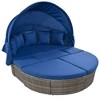 YOOCOZZ Outdoor Rattan Daybed with Canopy and Cushions - 4 of 4