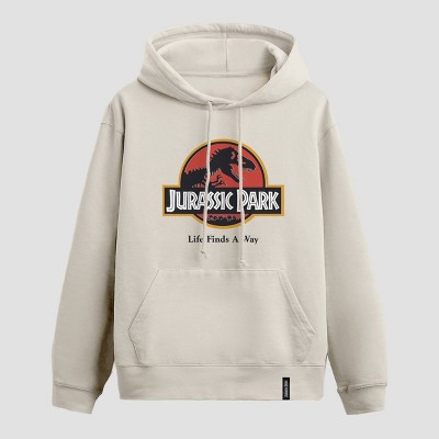 Men's Jurassic Park Hoodie - Tan