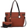 MKF Collection Andrys Vegan Leather Women's Tote Bag and Wallet by Mia K - 2 of 4