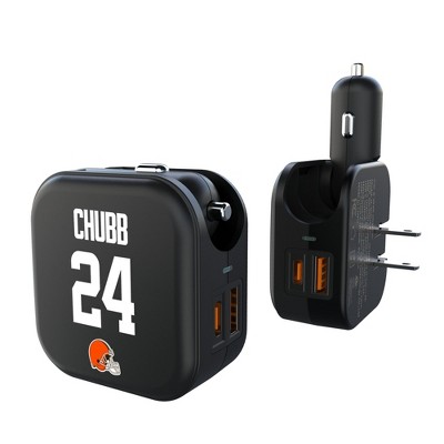 NFL Cleveland Browns Players Game Tactic 18-Watt 2 in 1 USB A/C Charger