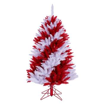 Vickerman Artificial Candy Cane Christmas Tree