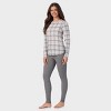 Warm Essentials by Cuddl Duds Women's Waffle Long Sleeve Crewneck Top - 3 of 4