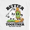 Men's - Instant Message - Golf Mascots Better Together Short Sleeve Graphic T-Shirt - 2 of 4
