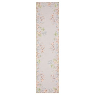 Oriental Weavers Fiji FIJ06 Beige/ Multi Indoor/Outdoor Area Rug - 2' x 8'