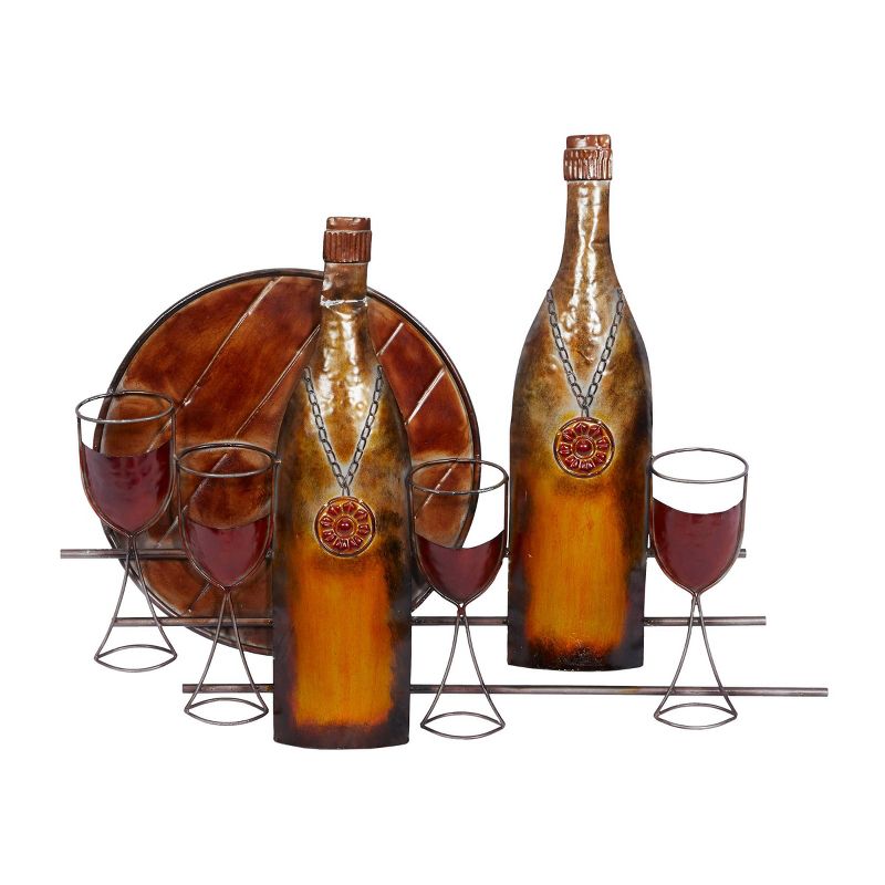Traditional Metal Food &#38; Drink Wall Decor Copper - Olivia &#38; May, 5 of 8