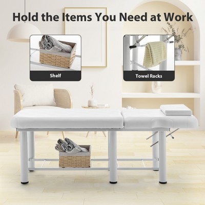 Vynxaria Professional Massage Table - Adjustable Backrest & Removable Headrest with Memory Foam