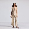 Reistor Women's Wide Leg Pants in Hemp - 3 of 4