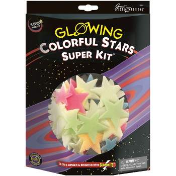 Glowing Stars Super Kits 150/Pkg-Colorful Stars
