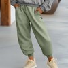 Dalix Butterfly Embroidered Sweatpant Soft Fleece Relaxed Fit Lounge Womens - 3 of 4