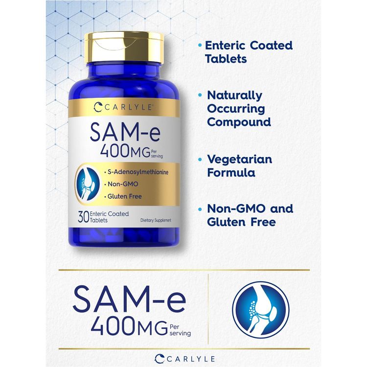 Carlyle SAM-e 400mg | 30 Tablets, 3 of 7