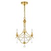 Crystorama Lighting Metro 3 - Light Chandelier in  Antique Gold - 3 of 4