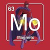 Men's Marvel Magneto Periodic Table Element Pull Over Hoodie - 2 of 4