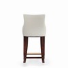 Manhattan Comfort Set of 3 Shubert Modern Leatherette Upholstered Counter Height Barstools - 4 of 4