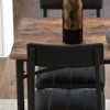 Dining Table Set for 4 with Upholstered Chairs, Kitchen Table and Chairs for 4, 5 Piece Dining Room Table Set, for Small Space, Apartment, Studio - 2 of 4