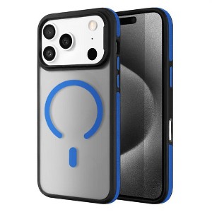 Entronix [Magnetic] Case Compatible with iPhone 17 Pro - Translucent Matte Back w/ Rugged Edges - 1 of 4