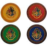 Silver Buffalo Harry Potter House Crests Melamine Dinner Plates | Set of 4